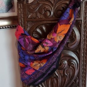 Fall leaves---Vintage Scarf